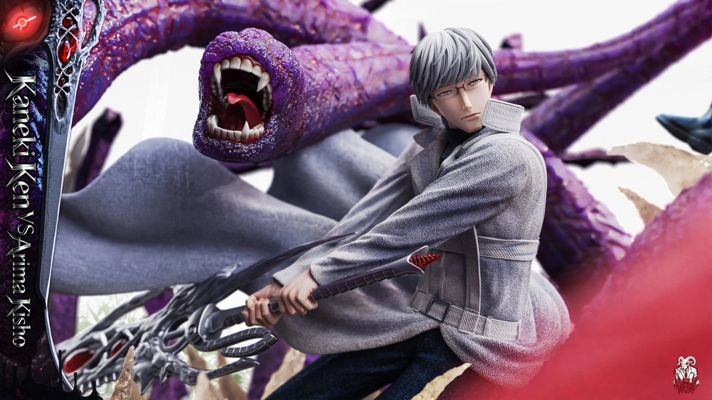 Preventa Resina Kaneki Ken vs Arima Kisho Figura Tokyo Ghoul Black Goat Estudio