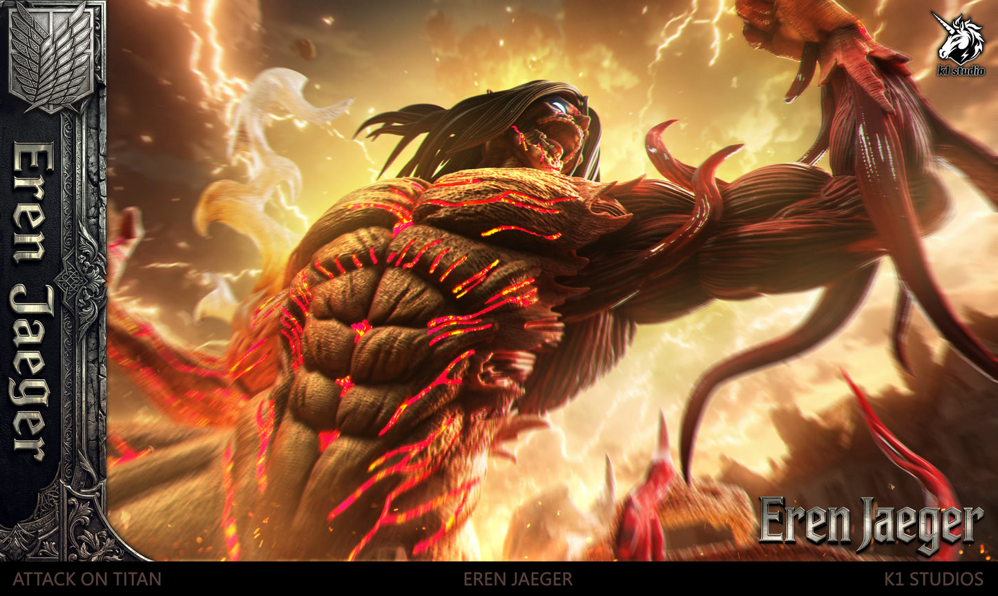 Preventa Resina Titan de Ataque Figura Attack On Titan K1 Estudio