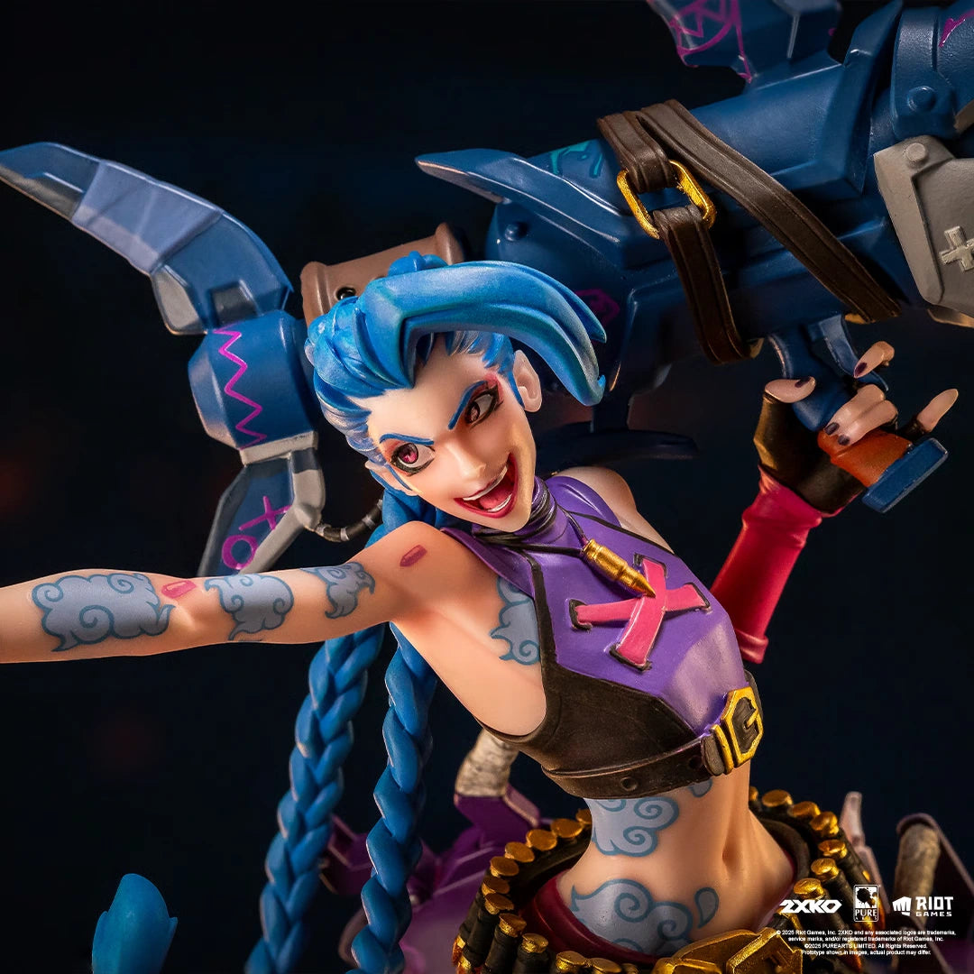 Preventa Resina Jinx & Warwick Figura League of Legends PureArts (Licencia) Estudio