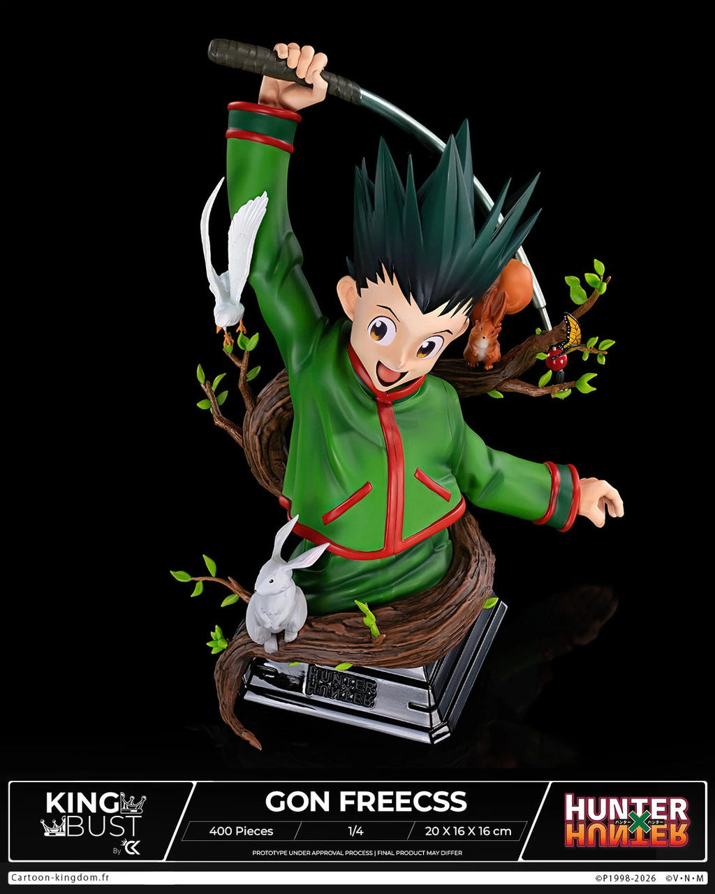 Preventa Resina Gon Freecss Figura Hunter x Hunter Cartoon Kingdom Estudio