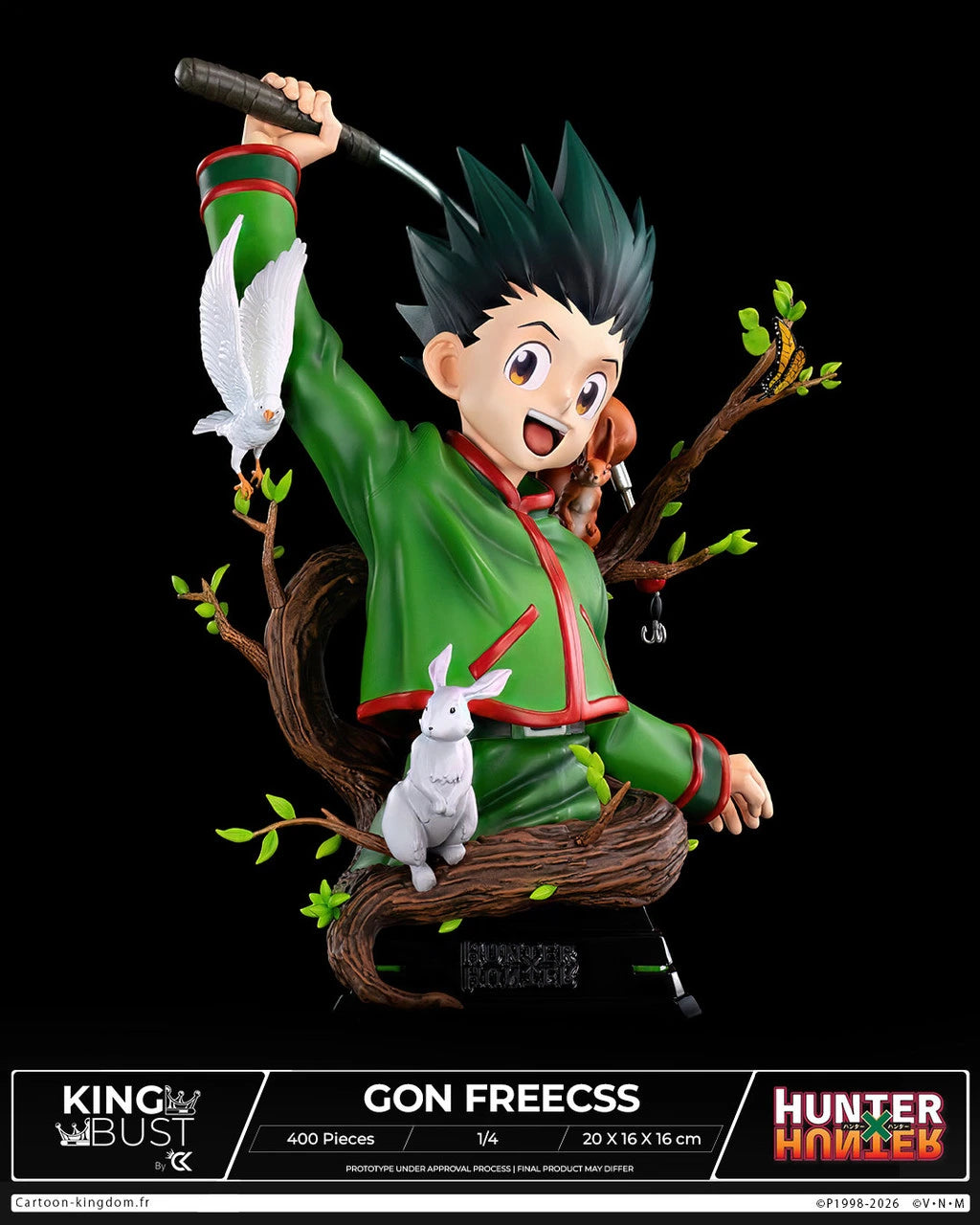Preventa Resina Gon Freecss Figura Hunter x Hunter Cartoon Kingdom Estudio