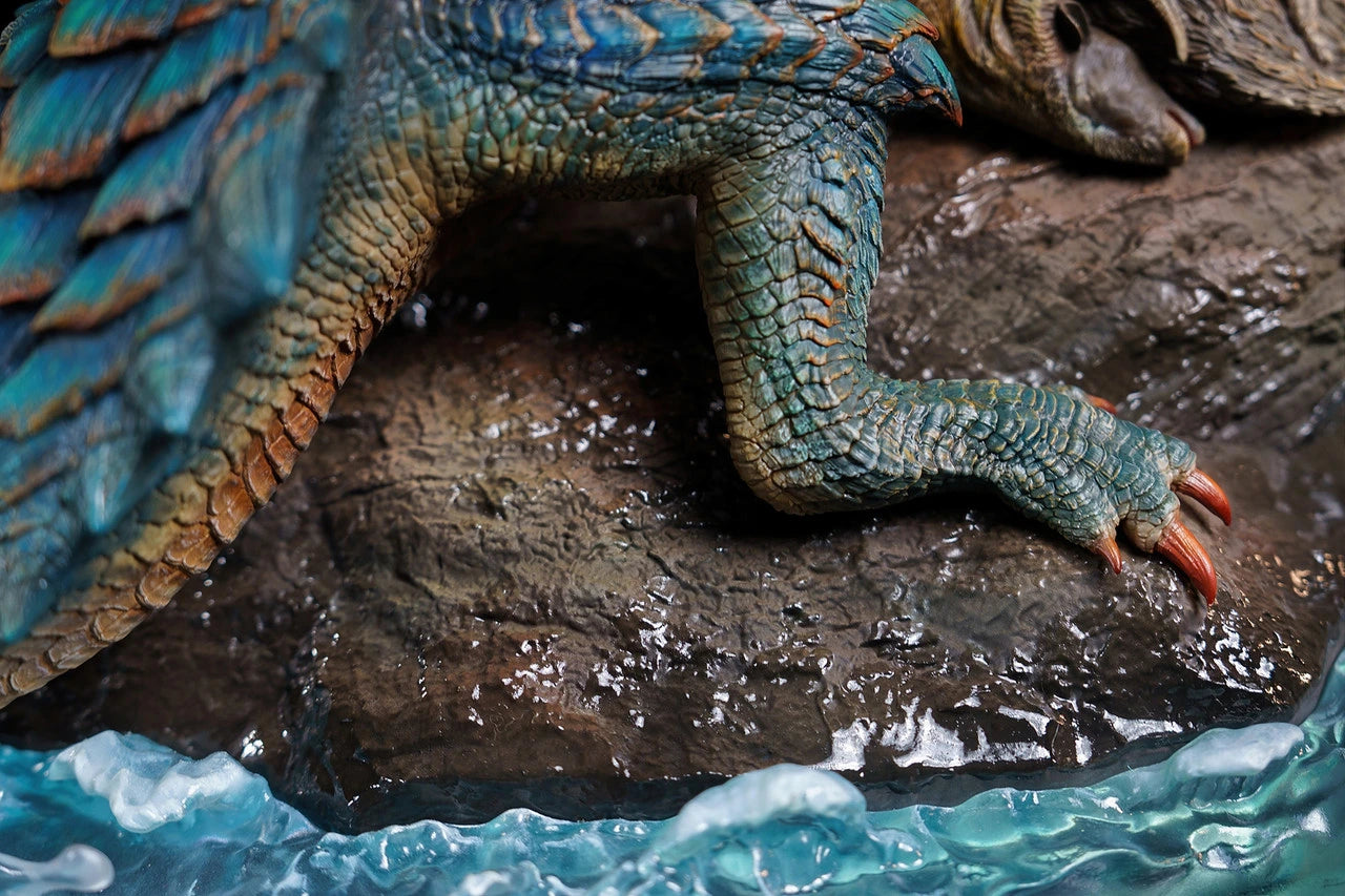 Preventa Resina Lagiacrus Figura Monster Hunter Dragon Frontier Estudio