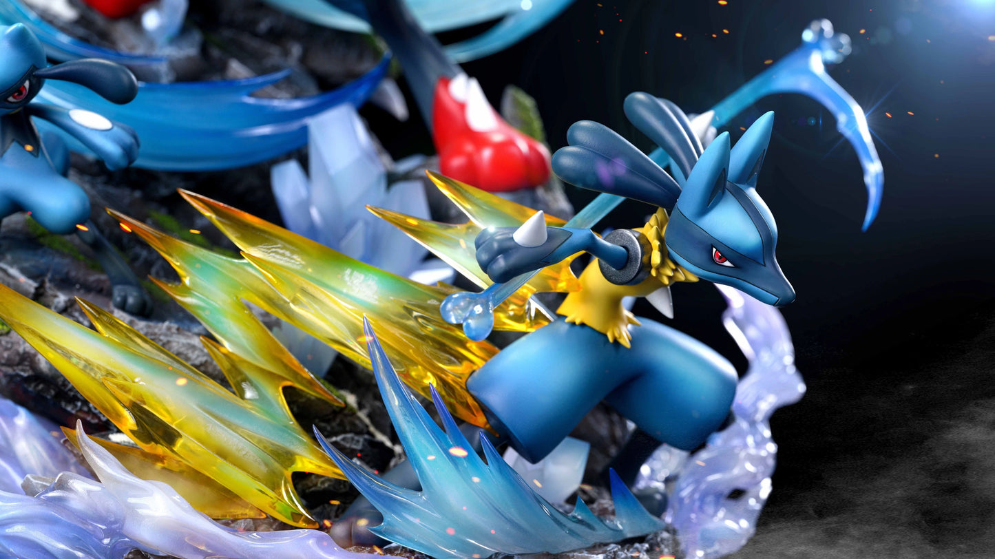Preventa Resina Lucario Figura Pokemón Phoenix Estudio