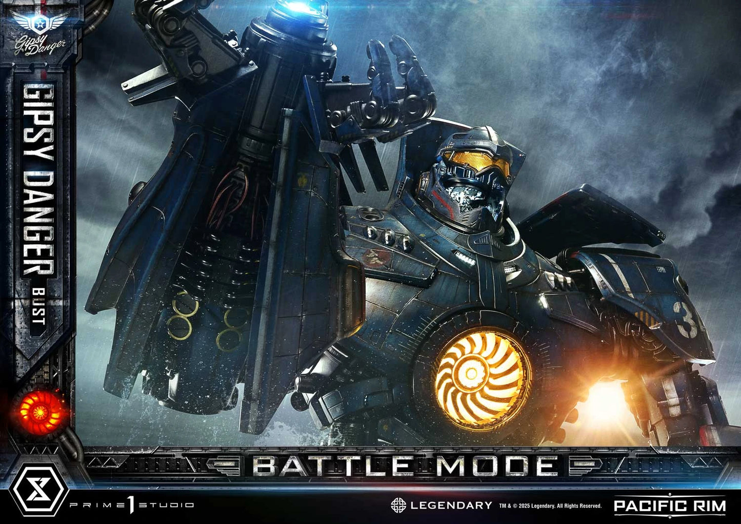 Preventa Resina Gipsy Danger  Figura Pacific Rim  Prime 1 (Licencia) Estudio