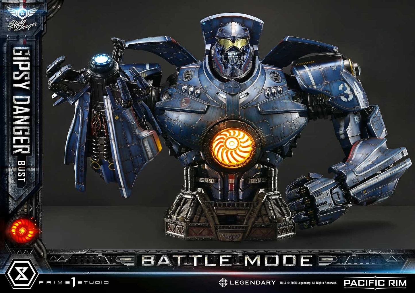 Preventa Resina Gipsy Danger  Figura Pacific Rim  Prime 1 (Licencia) Estudio