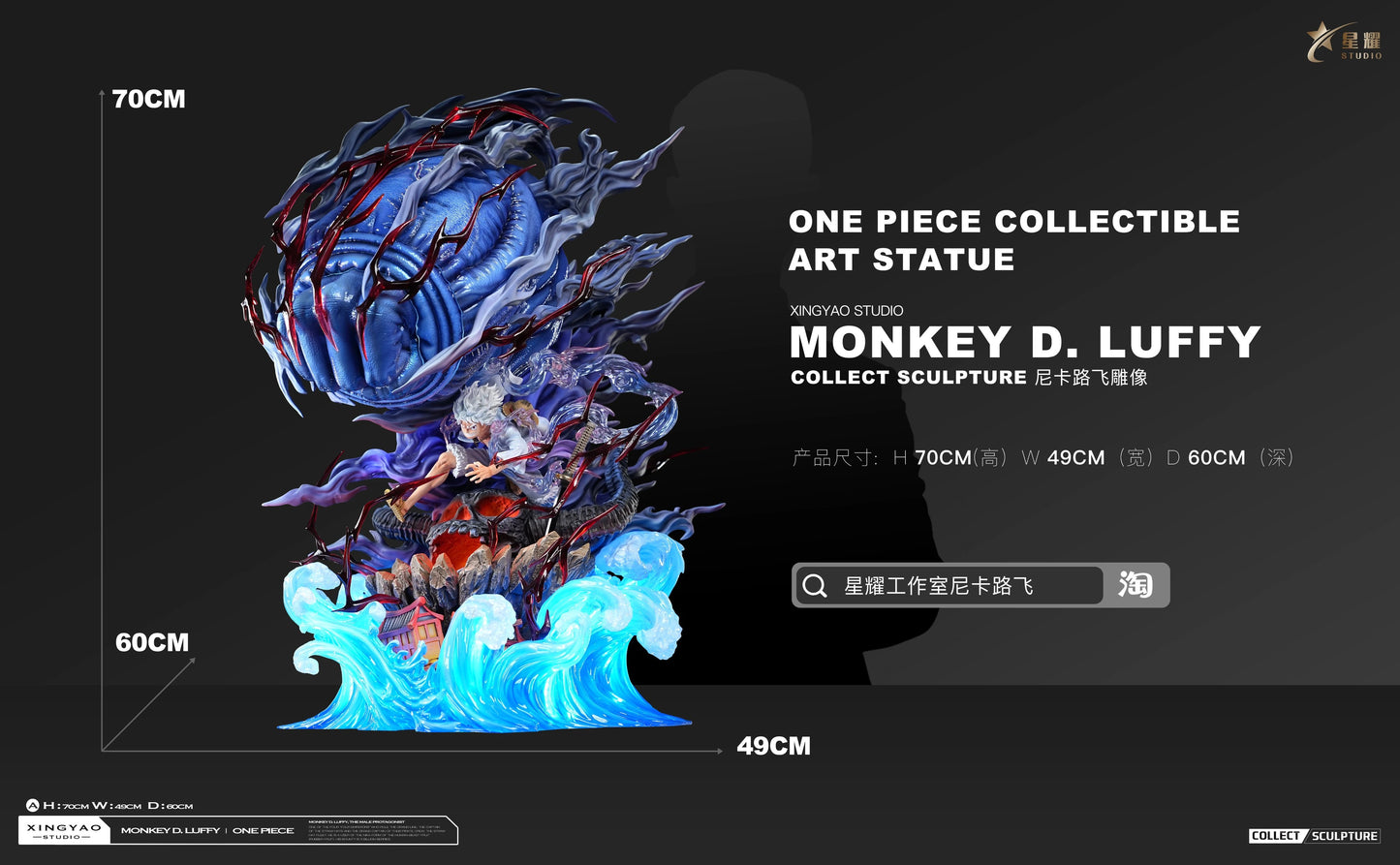 Preventa Resina Monkey D. Luffy Figura One Piece XingYao Estudio
