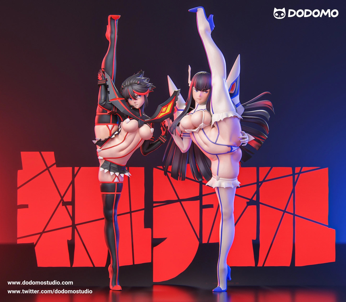 Preventa Resina Ryuko Matoi & Kiryuuin Satsuki Figura Kill la Kill Dodomo Estudio