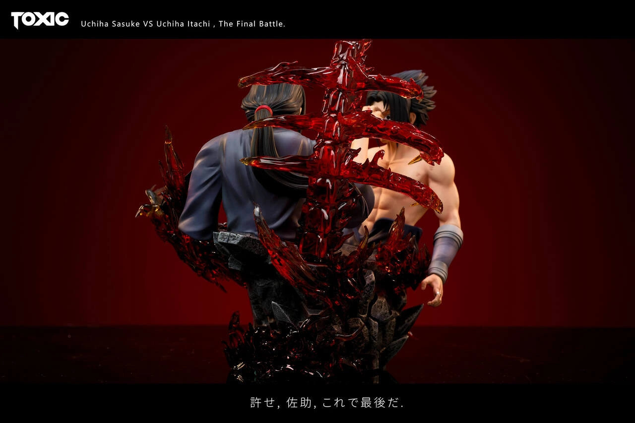 Preventa Resina Sasuke vs Itachi Figura Naruto Toxic Estudio