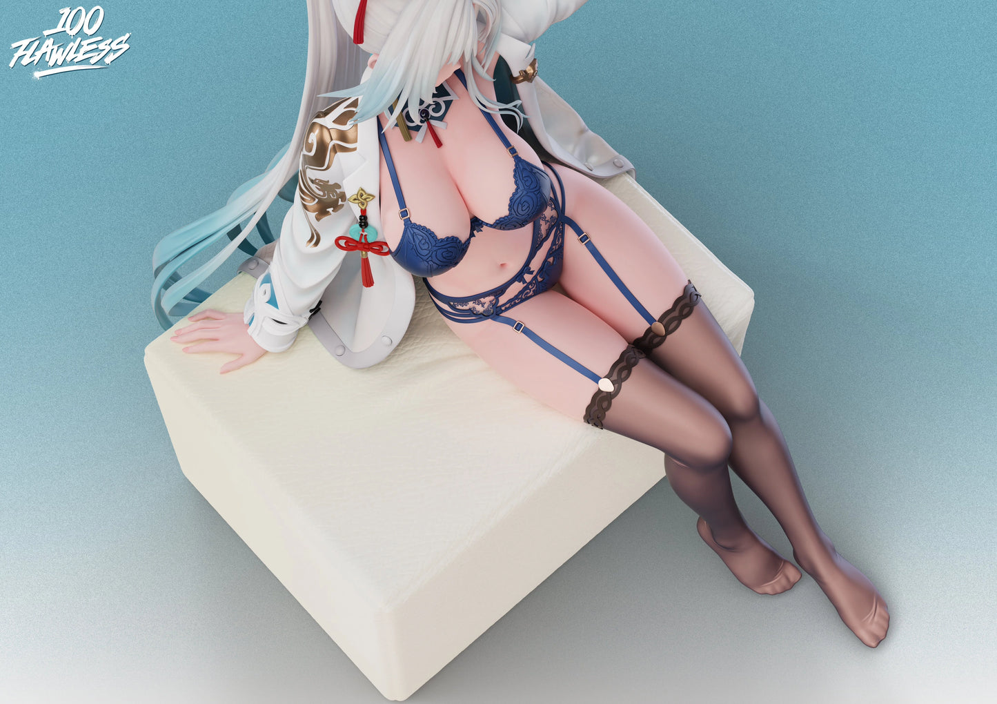 Preventa Resina Feixiao Figura Honkai: Star Rail Flawless  Estudio
