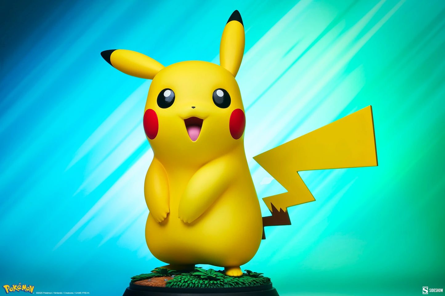Preventa Resina Pikachu Figura Pokemón Sideshow Collectibles (Licencia) Estudio