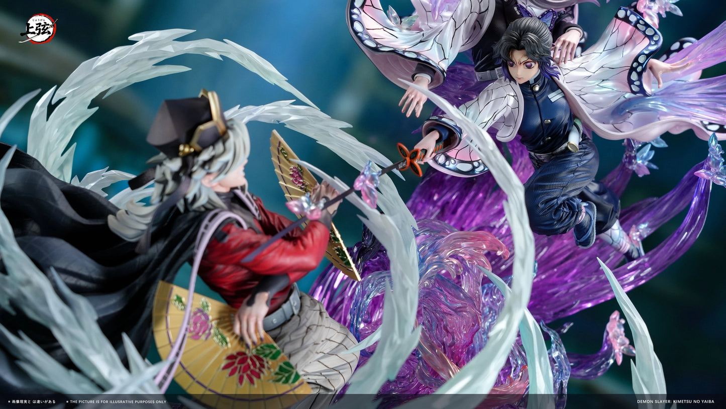 Preventa Resina Shinobu Kocho vs Douma Figura Kimetsu No Yaiba 1/6 ShangXian Estudio