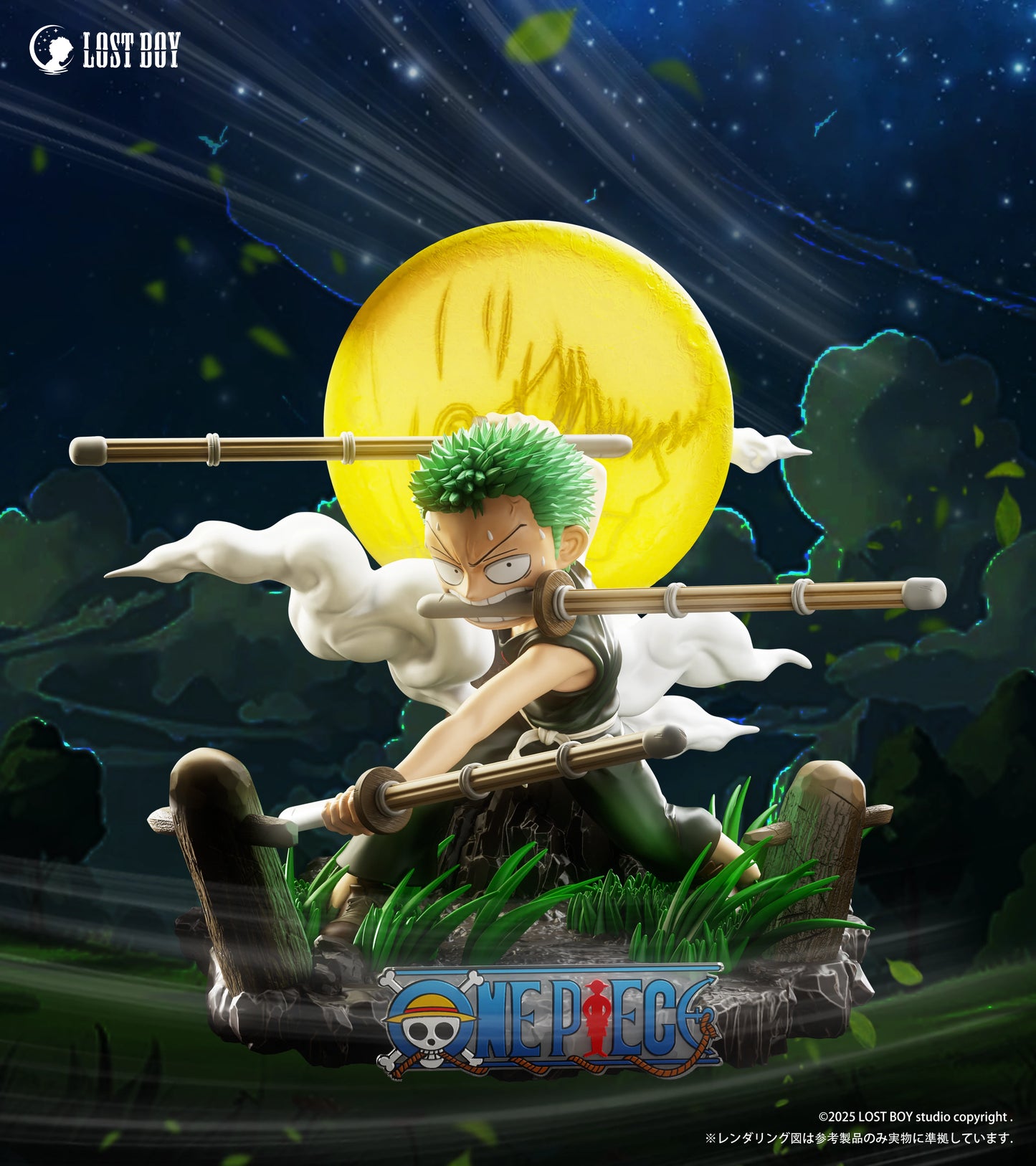 Preventa Resina Roronoa Zoro Figura One Piece Lost Boy Estudio