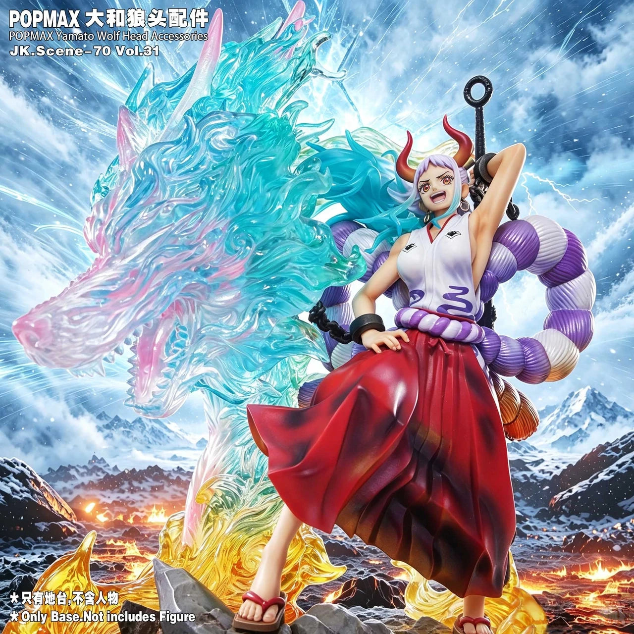 Preventa Resina Yamato "Accesorios" Figura One Piece 1/6 JacksDo Estudio
