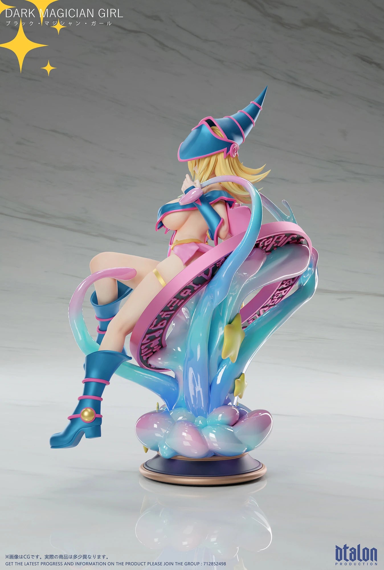 Preventa Resina Maga Oscura Figura Yu-Gi-Oh! DTalon Estudio