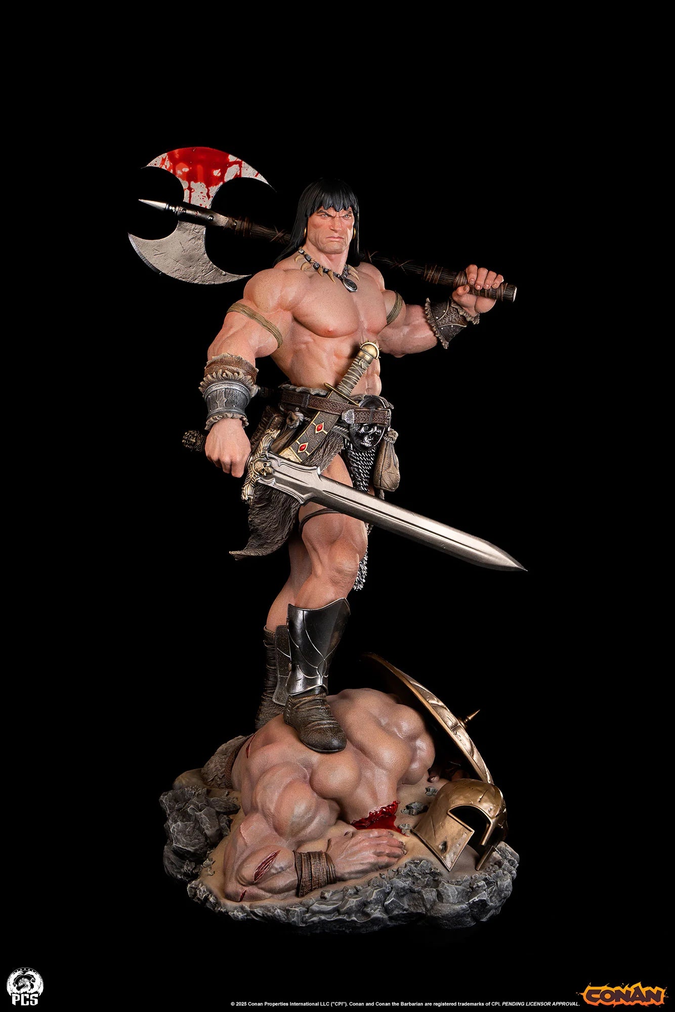 Preventa Resina Conan Figura Conan el Bárbaro PCS (Licencia) Estudio