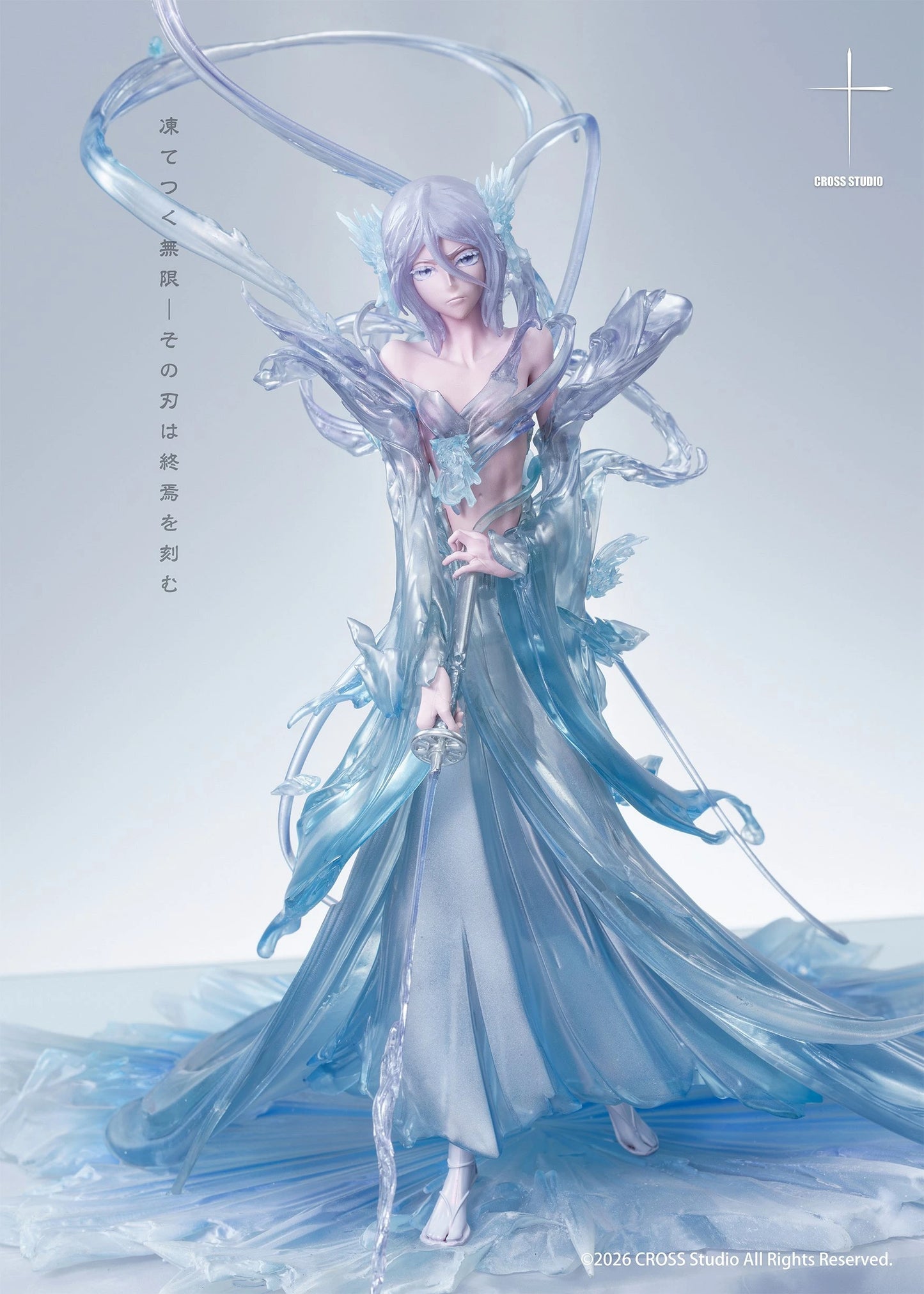 Preventa Resina Kuchiki Rukia Figura Bleach 1/6 Cross Estudio