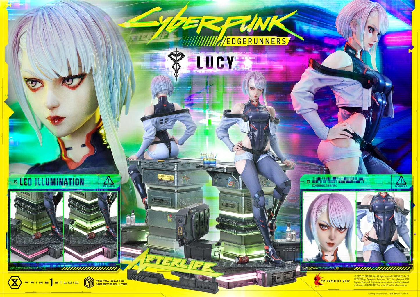Preventa Resina Lucy Regular Figura Cyberpunk: Edgerunners Prime 1 (Licencia)  Estudio