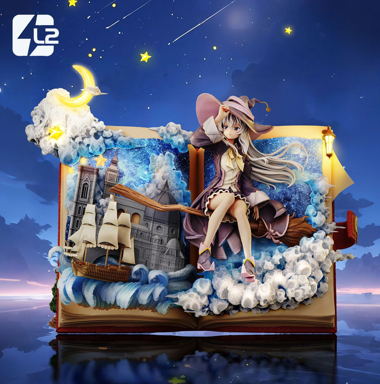 Preventa Resina Elaina Figura Wandering Witch: The Journey of Elaina L2 Estudio