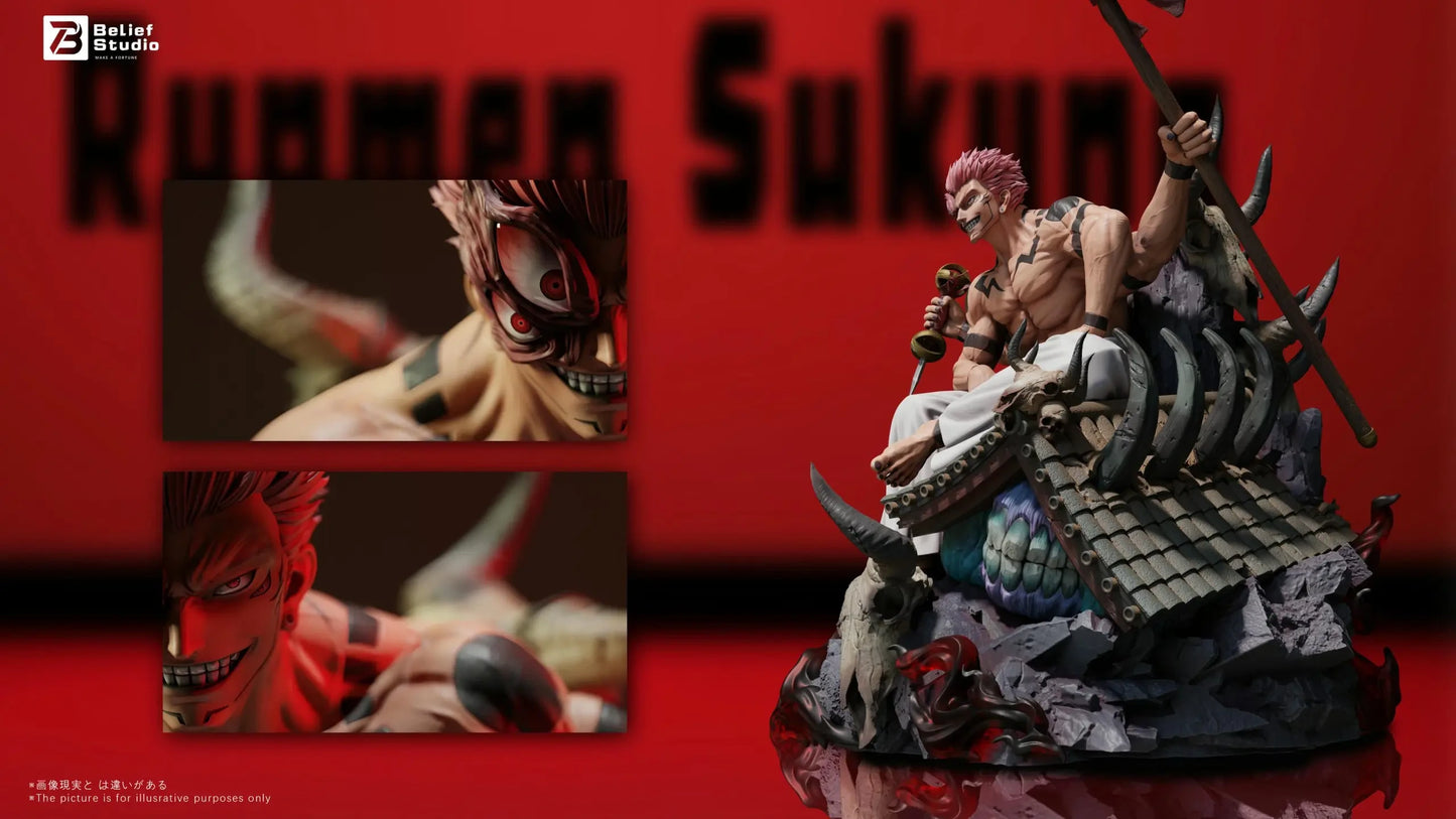 Preventa Resina Ryomen Sukuna Figura Jujutsu Kaisen Belief  Estudio