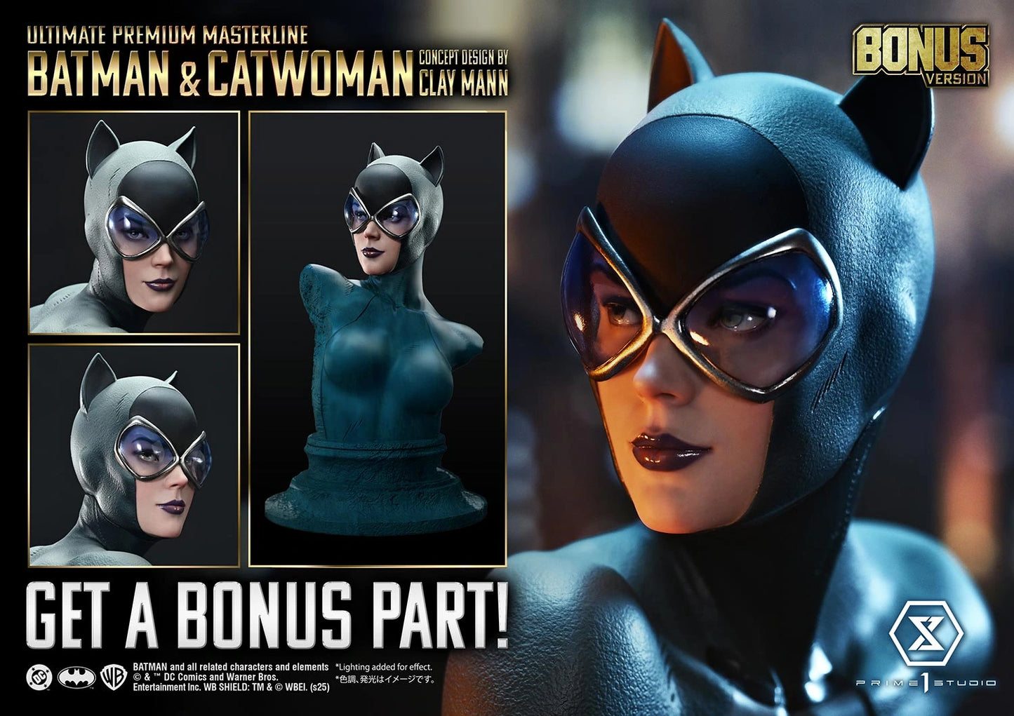 Preventa Resina Batman & Catwoman Figura Batman Comics Prime 1 (Licencia) Estudio