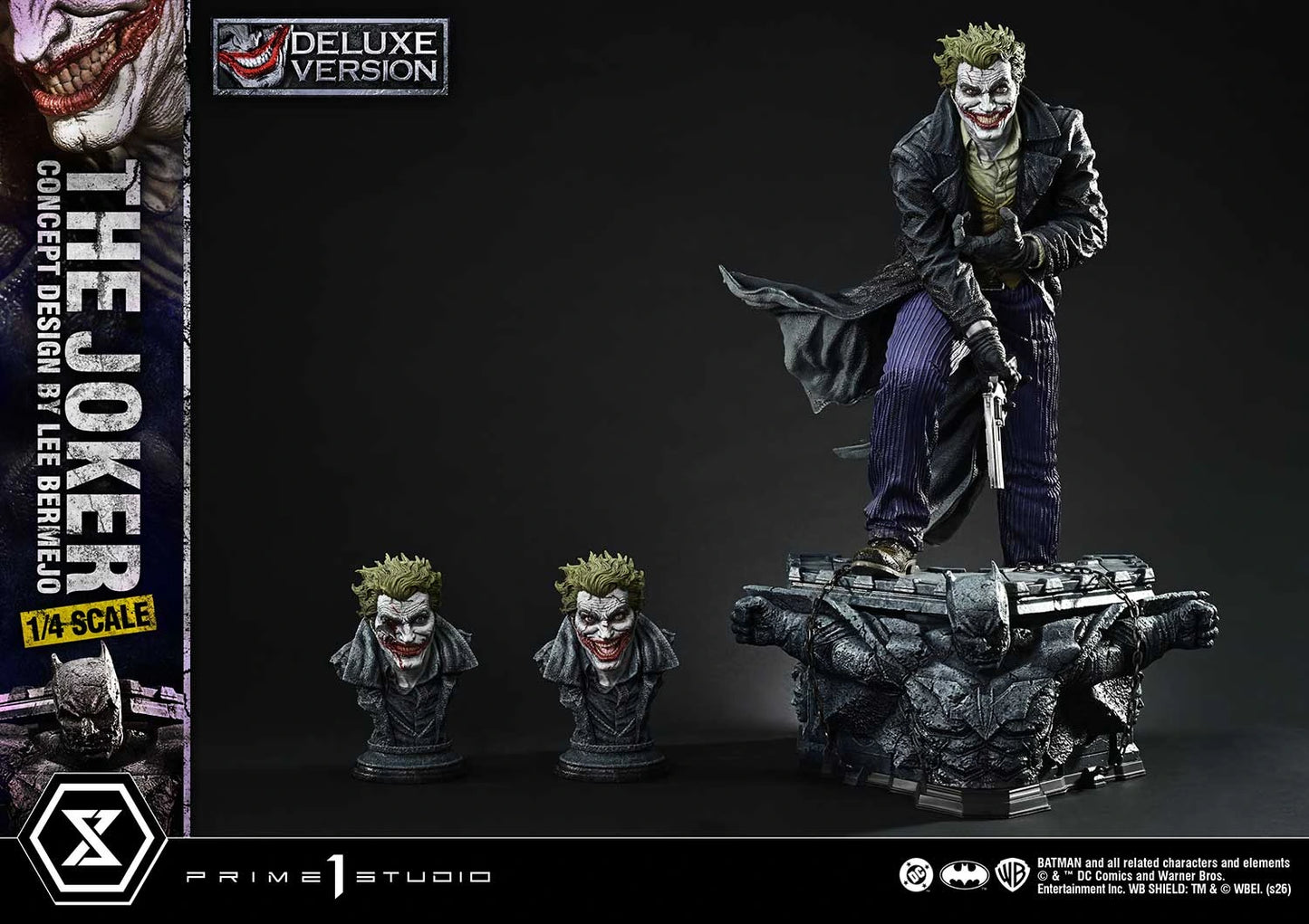 Preventa Resina The Joker Figura DC Comics "Batman" Prime 1 (Licencia) Estudio