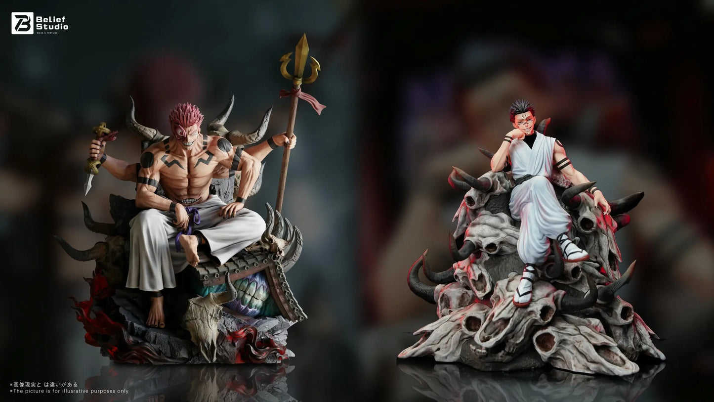 Preventa Resina Ryomen Sukuna Figura Jujutsu Kaisen Belief  Estudio