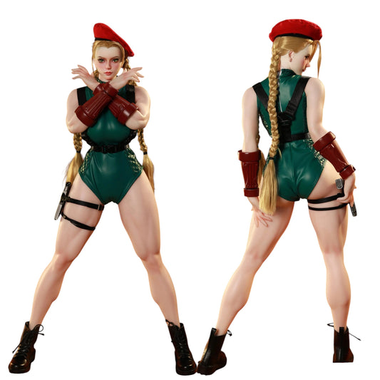 Preventa Resina Cammy Figura Street Fighter Ling Yun Estudio