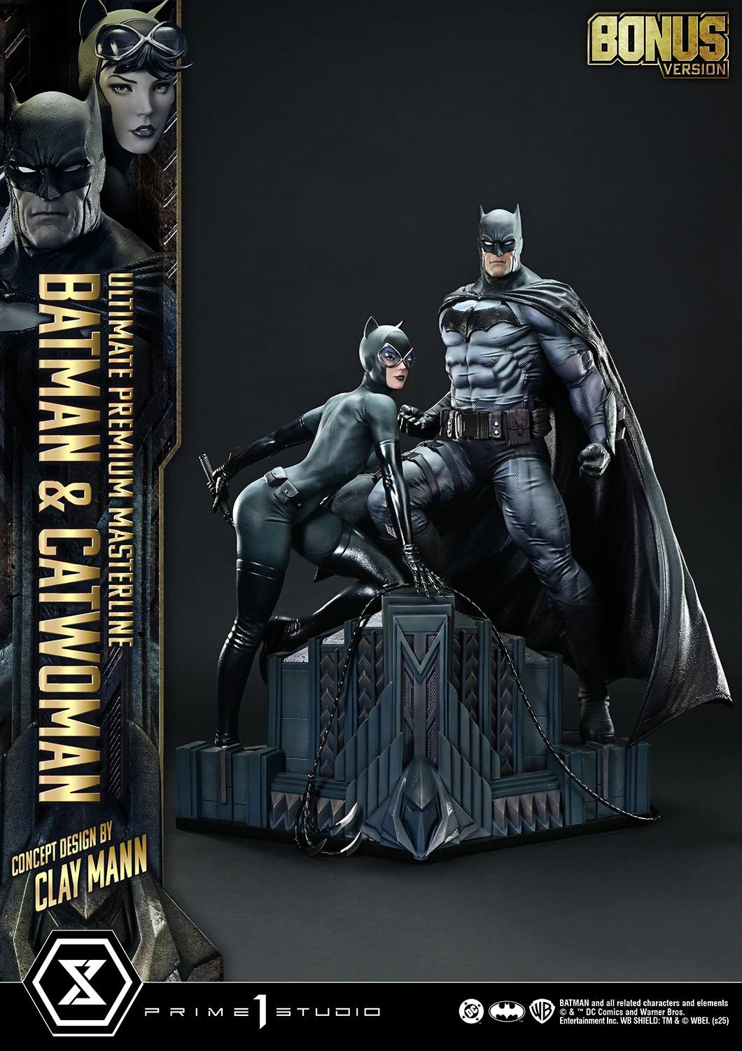 Preventa Resina Batman & Catwoman Figura Batman Comics Prime 1 (Licencia) Estudio