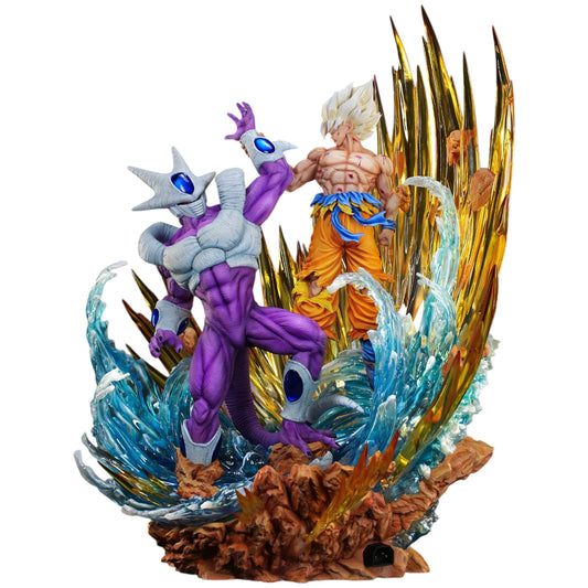 Preventa Resina Goku vs Cooler Figura Dragon Ball Chikara  Estudio