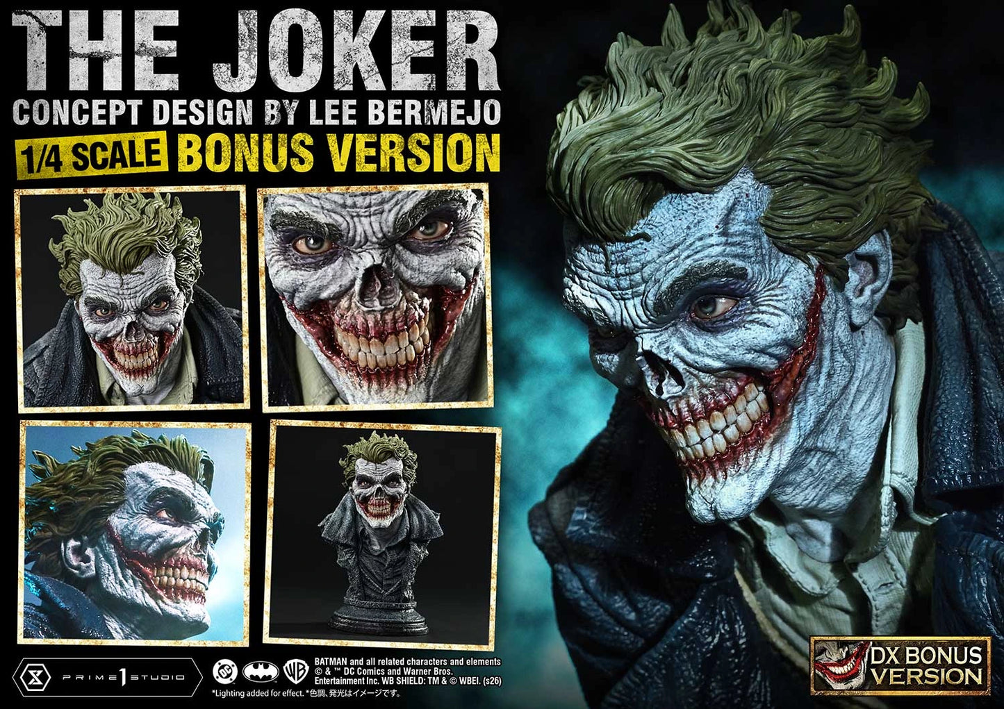 Preventa Resina The Joker Figura DC Comics "Batman" Prime 1 (Licencia) Estudio