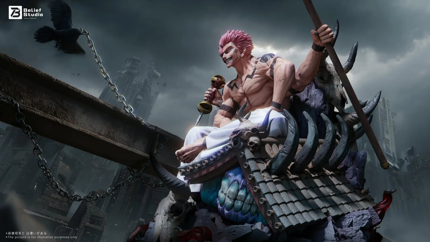 Preventa Resina Ryomen Sukuna Figura Jujutsu Kaisen Belief  Estudio