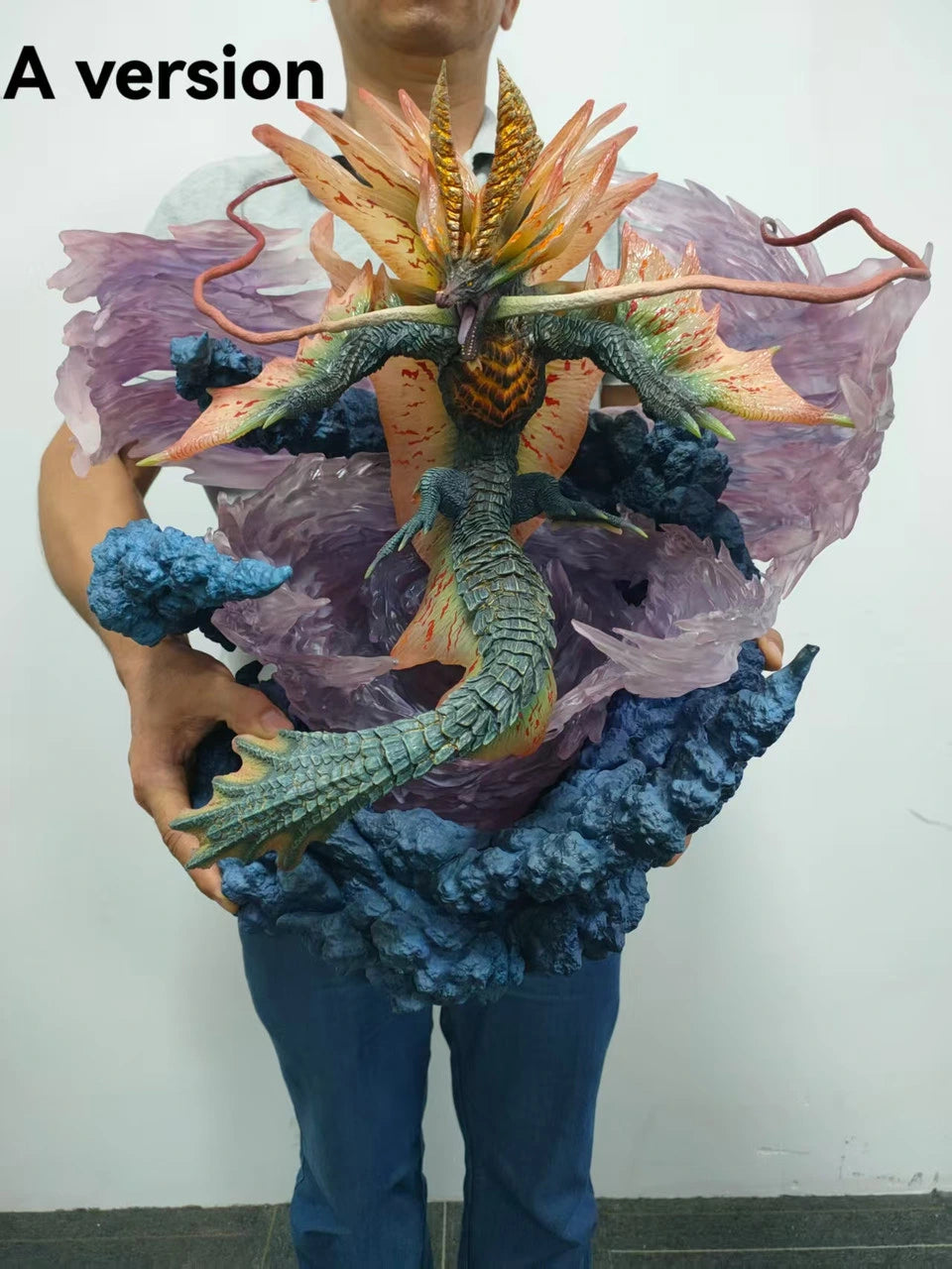 Preventa Resina Amatsu Figura Monster Hunter Dragon Frontier Estudio