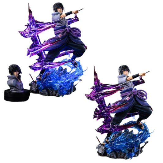 Preventa Resina Sasuke Uchiha Figura Naruto Light And Shadow Estudio