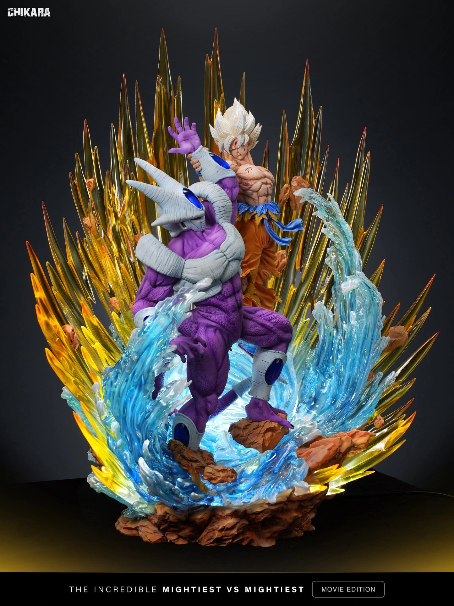 Preventa Resina Goku vs Cooler Figura Dragon Ball Chikara  Estudio