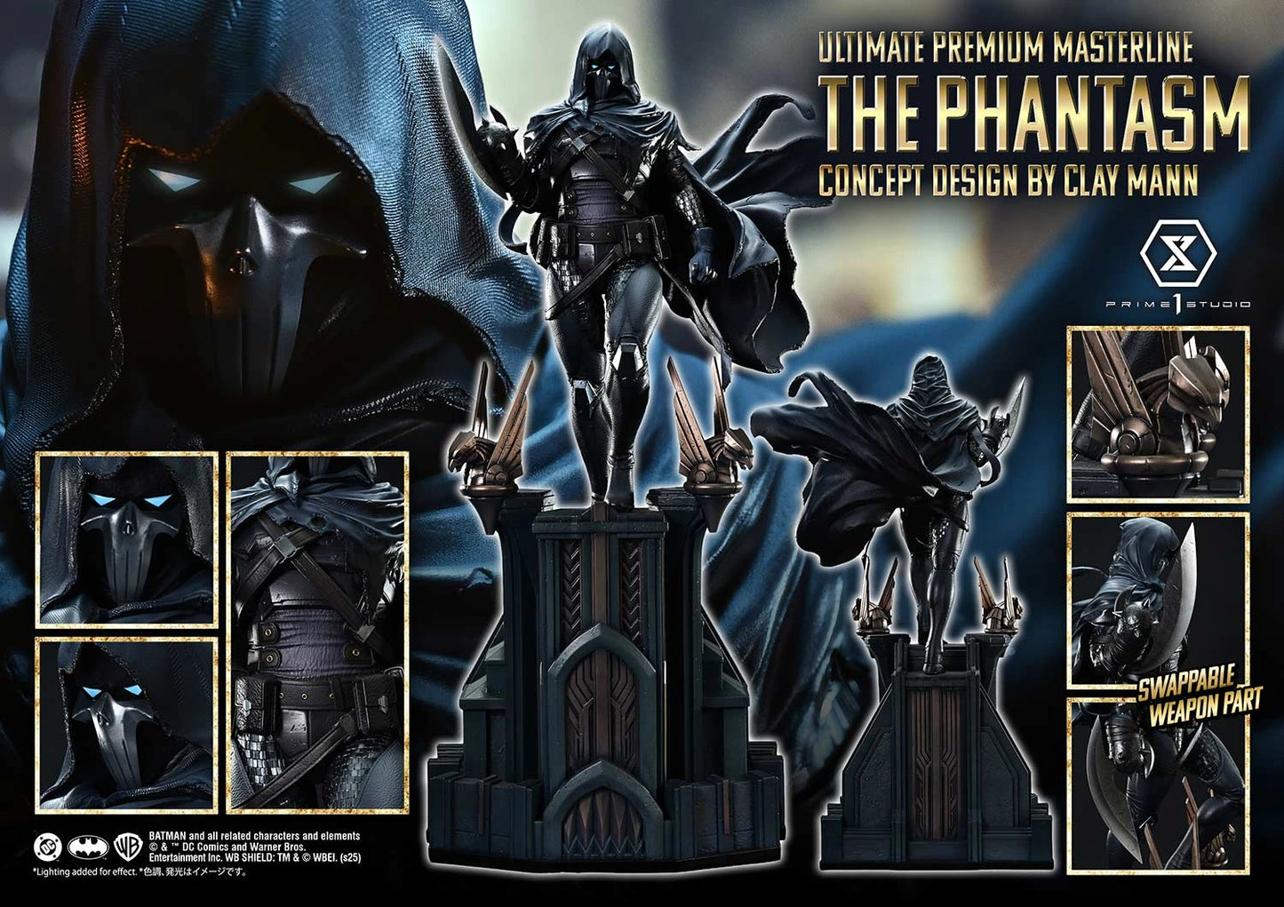 Preventa Resina The Phantasm  Figura Batman Comics Prime 1 (Licencia) Estudio