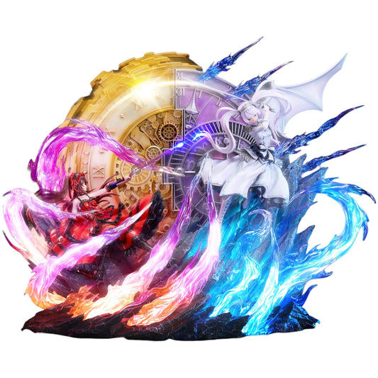 Preventa Resina Tokisaki Kurumi vs White Queen Figura Date A Live Imagination  Estudio