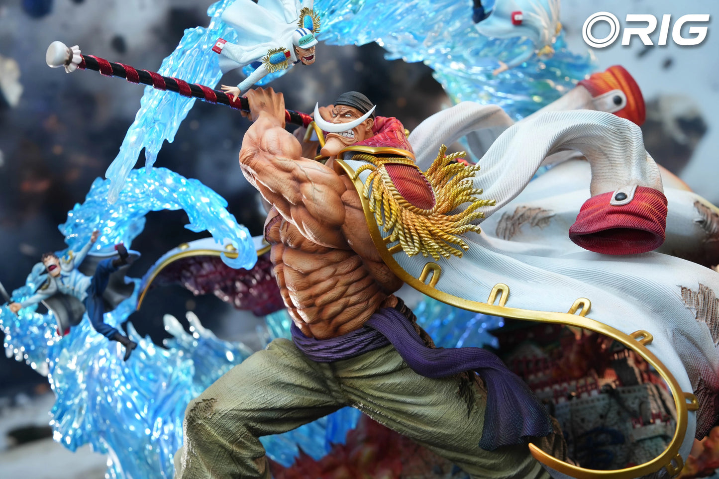 Preventa Resina Edward Newgate ""Barblanca""   Figura One Piece ORIG Estudio