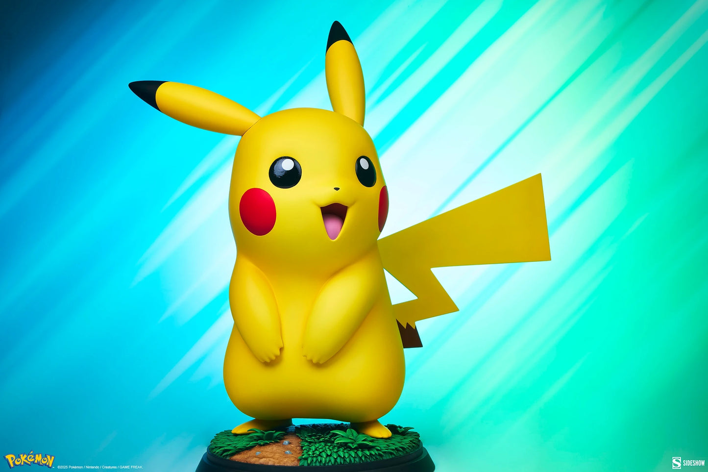 Preventa Resina Pikachu Figura Pokemón Sideshow Collectibles (Licencia) Estudio