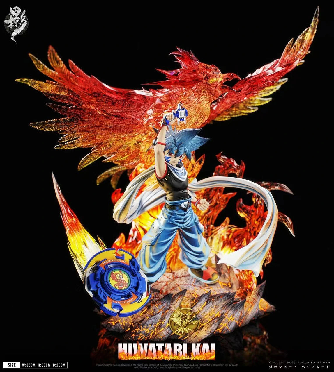 Preventa Resina Hiwatari Kai Figura Beyblade LueYing Estudio