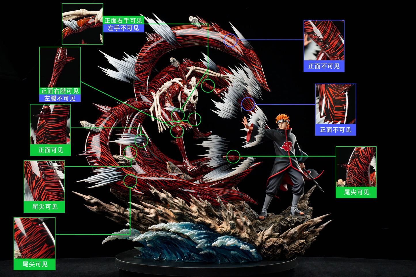 Preventa Resina Pain vs Naruto  Figura Naruto 1/6 Pickstar Estudio (Licencia)
