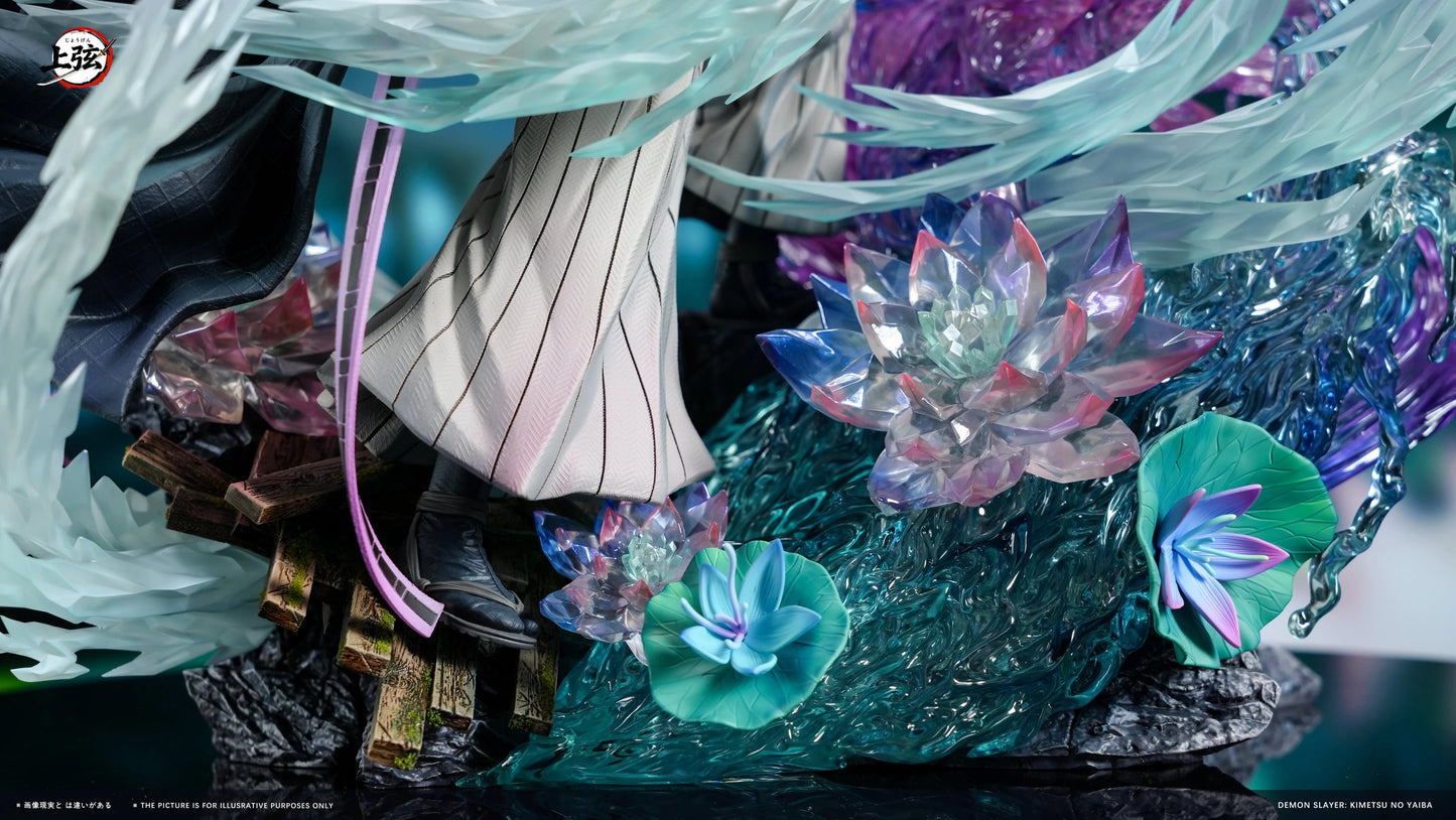 Preventa Resina Shinobu Kocho vs Douma Figura Kimetsu No Yaiba 1/6 ShangXian Estudio