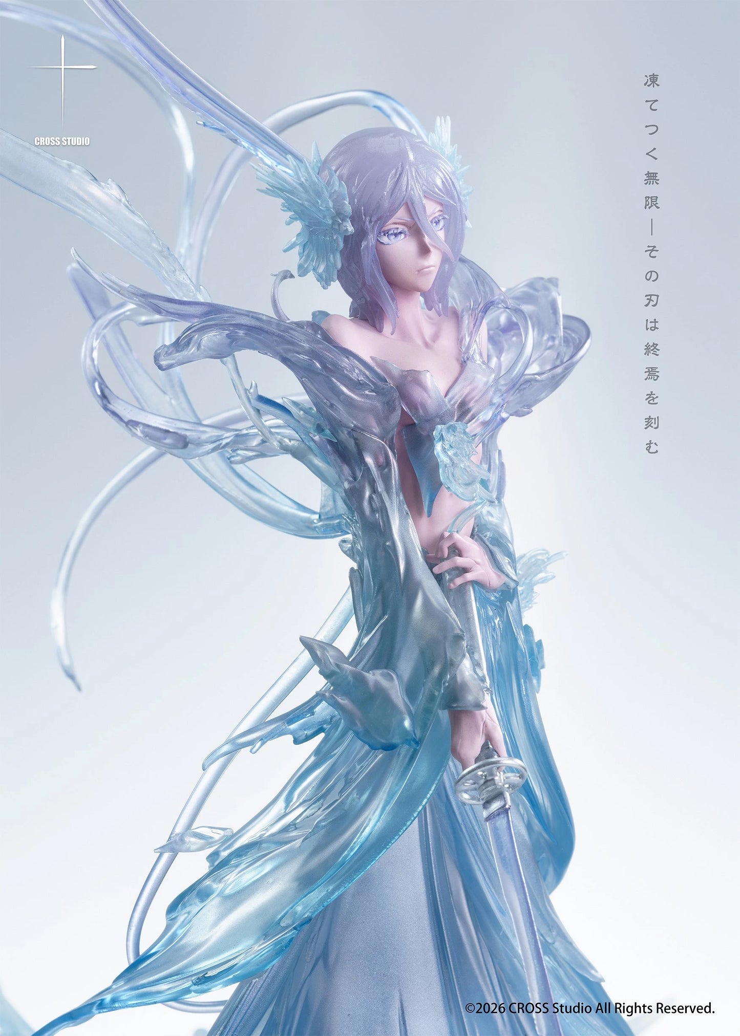 Preventa Resina Kuchiki Rukia Figura Bleach 1/6 Cross Estudio
