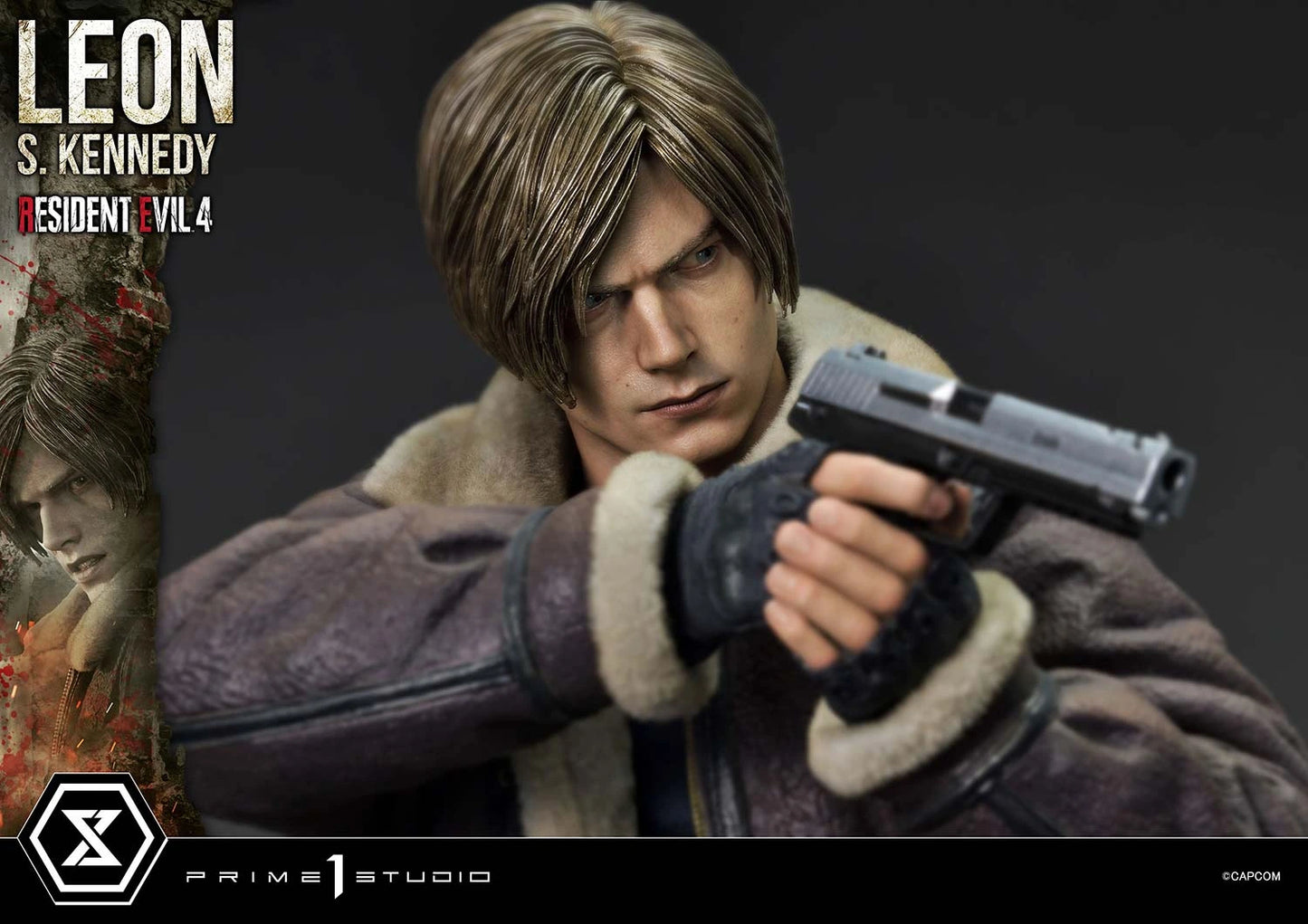 Preventa Resina Leon S. kennedy Figura Resident Evil 4 Prime 1 (Licencia) Estudio