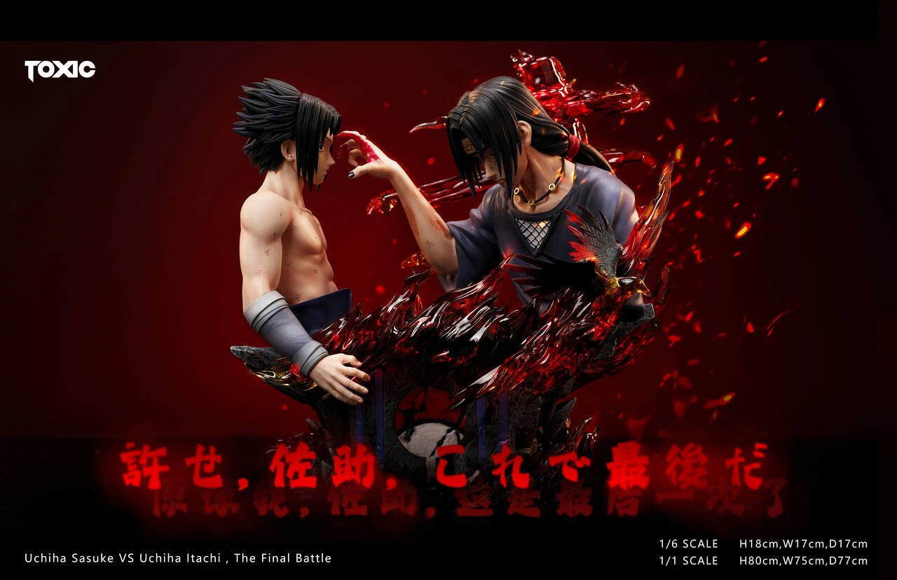 Preventa Resina Sasuke vs Itachi Figura Naruto Toxic Estudio