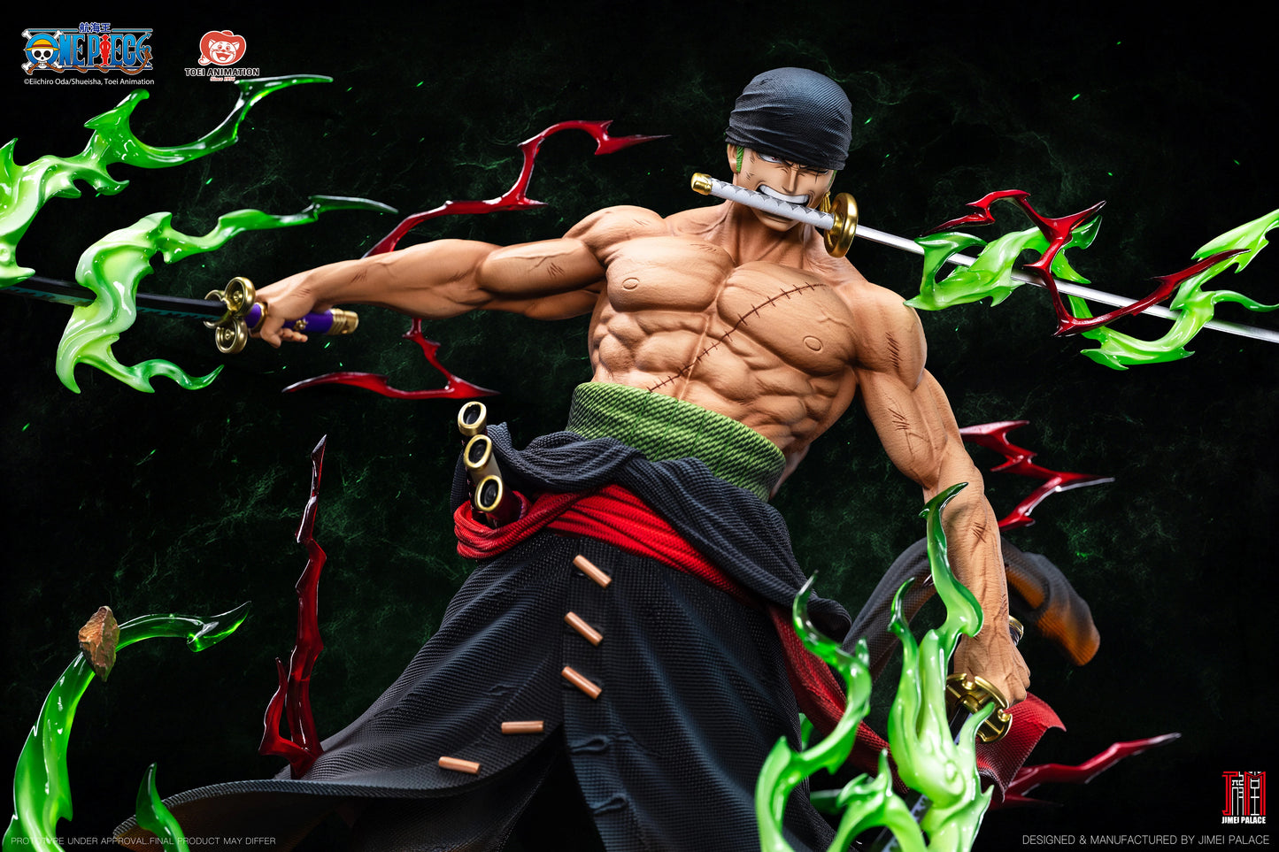 Preventa Resina Roronoa Zoro Figura One Piece 1/6 Jimei Palace Estudio (Licencia)