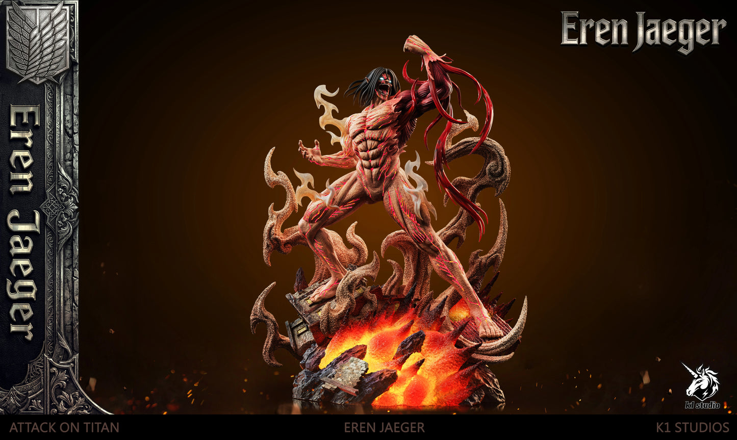 Preventa Resina Titan de Ataque Figura Attack On Titan K1 Estudio