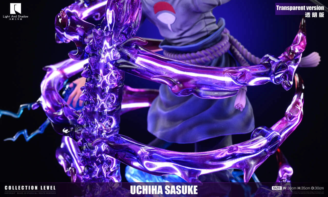 Preventa Resina Sasuke Uchiha Figura Naruto Light And Shadow Estudio