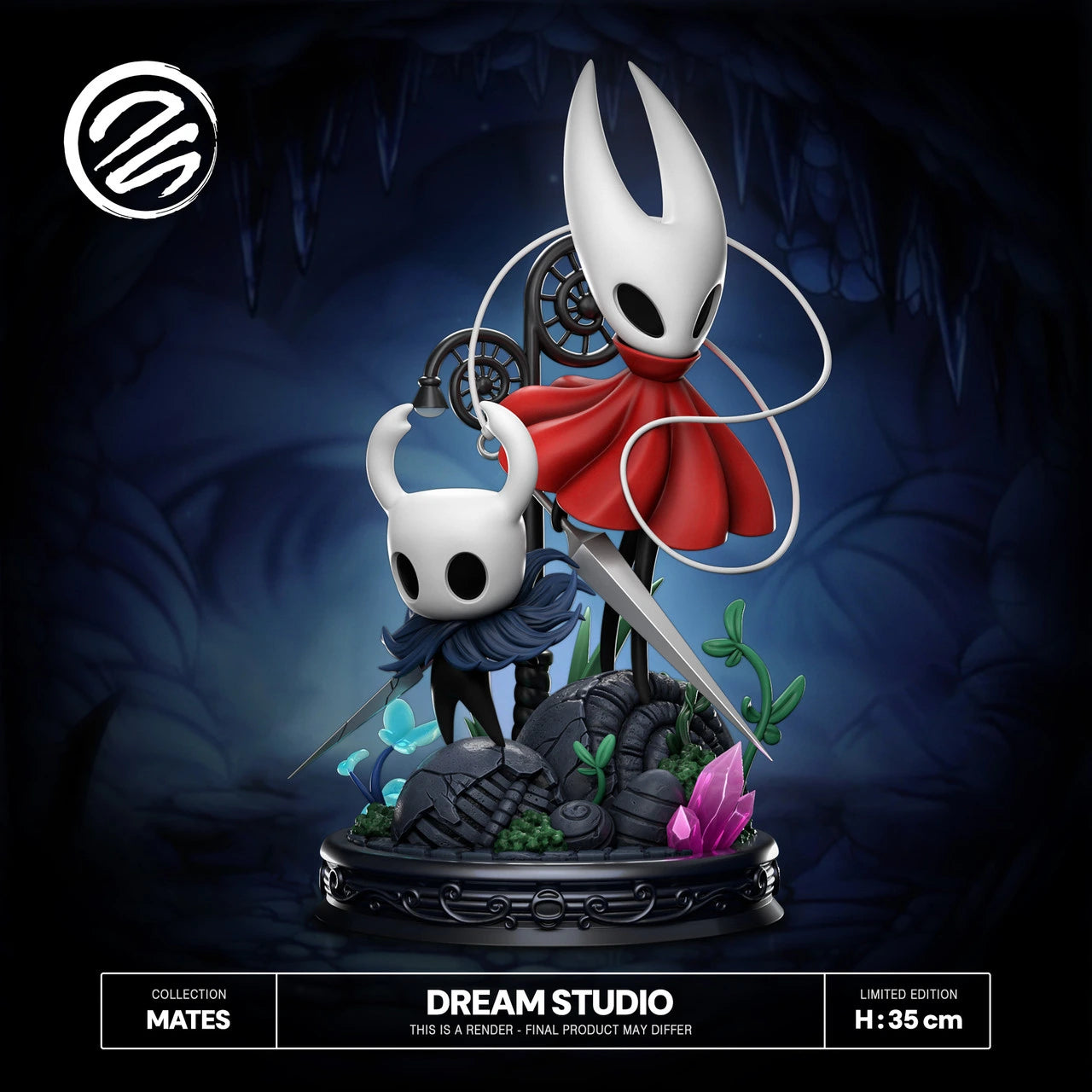 Preventa Resina The Knight & Hornet Figura Hollow Knight & Silksong Dream Estudio
