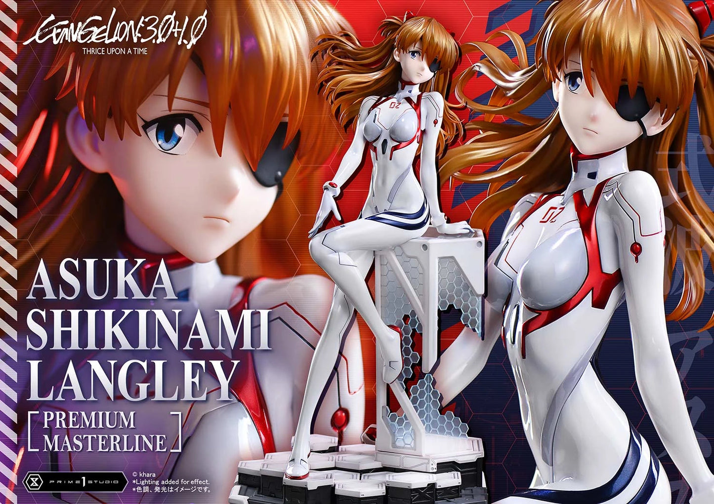 Preventa Resina Asuka Langley Sōryū Figura Evangelion Prime 1 (Licencia) Estudio