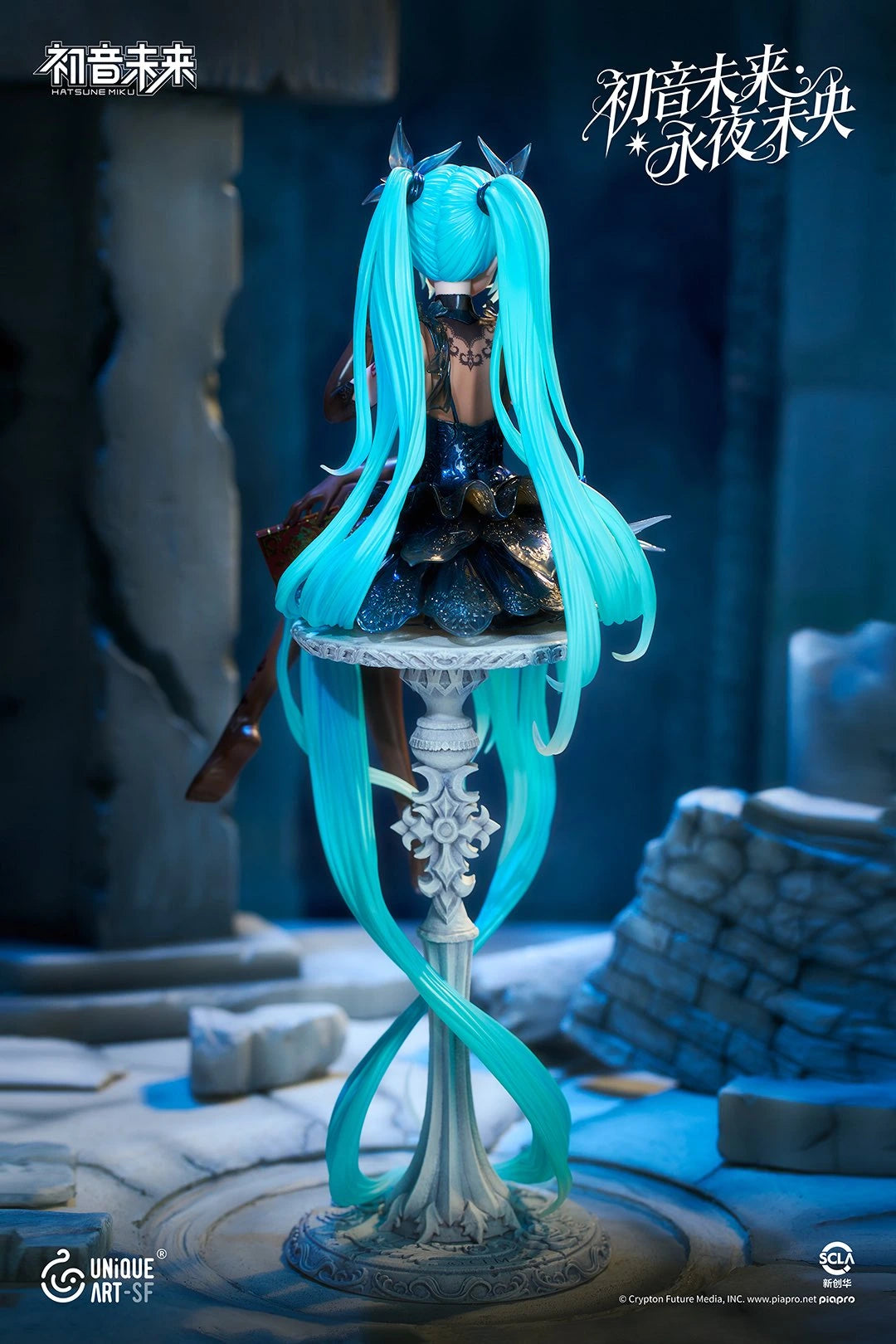 Preventa PVC Hatsune Miku Figura Vocaloid UniQue Art (Licencia) Estudio